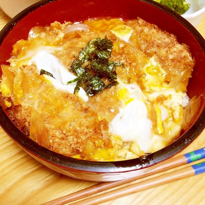 卵は1人1個 甘めな我が家のカツ丼 レシピ 作り方 By Happiest 楽天レシピ 卵は1人1個 甘めな我が家のカツ丼 レシピ 作り方 By Happiest 楽天レシピ